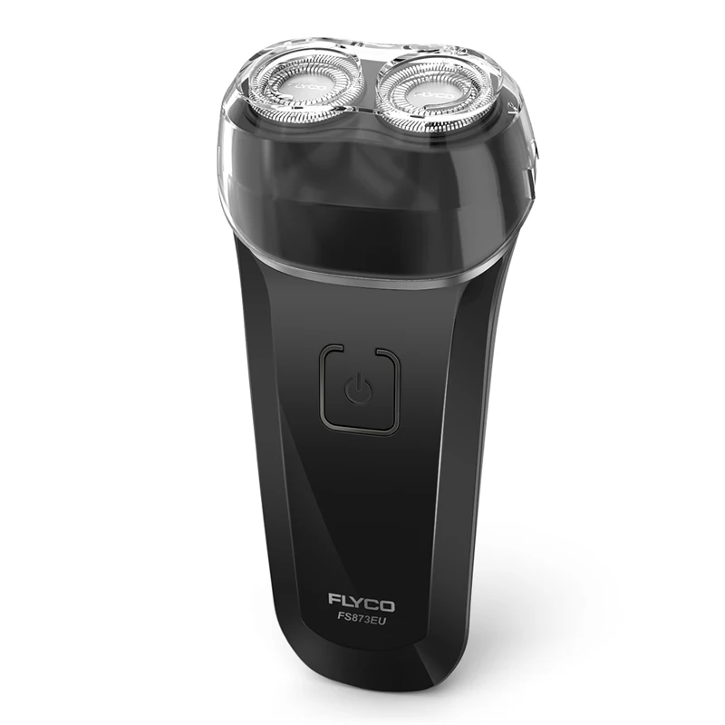 Black Большая распродажа FLYCO FS873 Электробритва Моющаяся перезаряжаемая двойная плавающая головка Бритва для мужчин триммер для бороды удаление электробритва - Цвет: Black