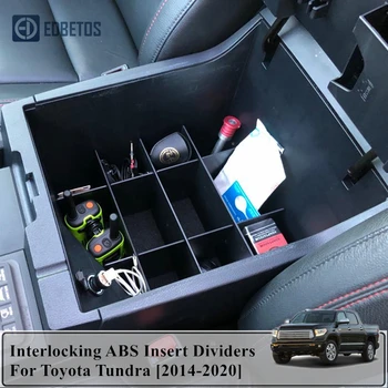 

Car Center Console Box For Toyota Tundra 2014 ~ 2020 Accessories Central Multifunction Storage Pallet Container Box