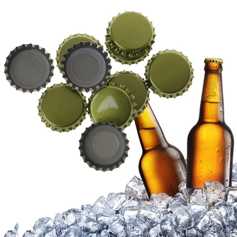 10 шт./пакет металлическая бутылка пива заглушки для домашнего пивоварения DIY домашний бар инструмент Полезная