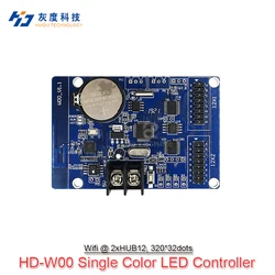 Placa de controle com tela de led colorida e único com wi fi