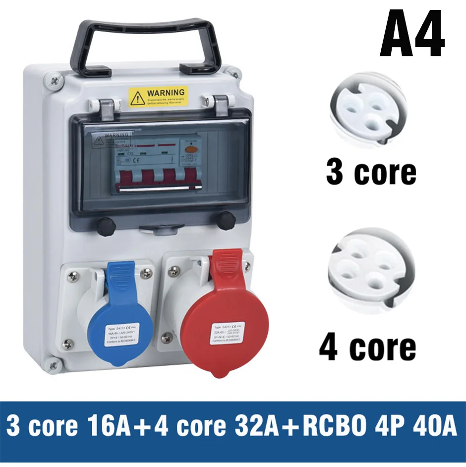 à prova d'água com interruptor mcb rcbo de 220v 380v 16a e 32a