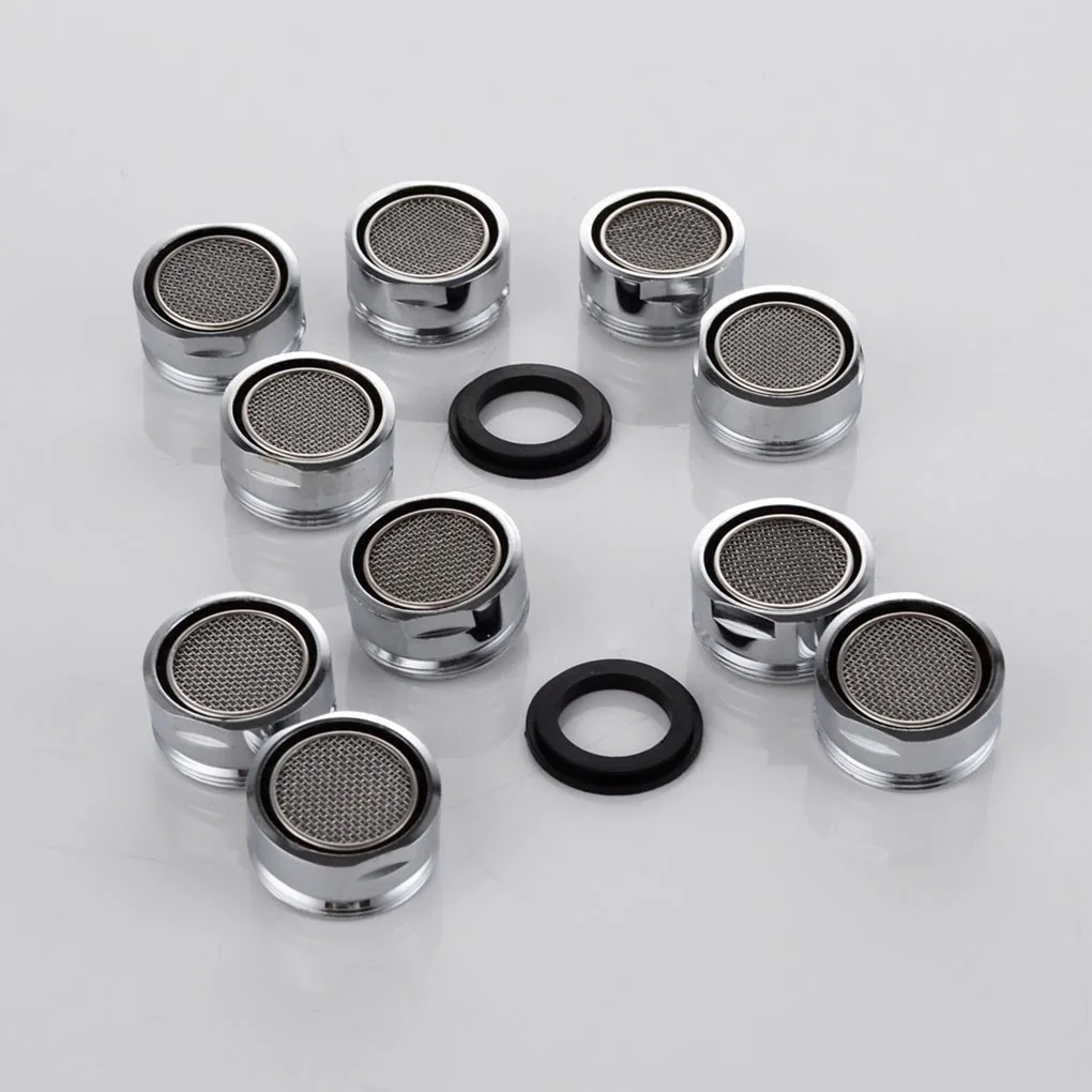 3/5pcs Stainless Steel Water Saving Bathroom Faucet Aerator Filter Tap Soft Flower Water Mouth Flowers to Prevent the Splash