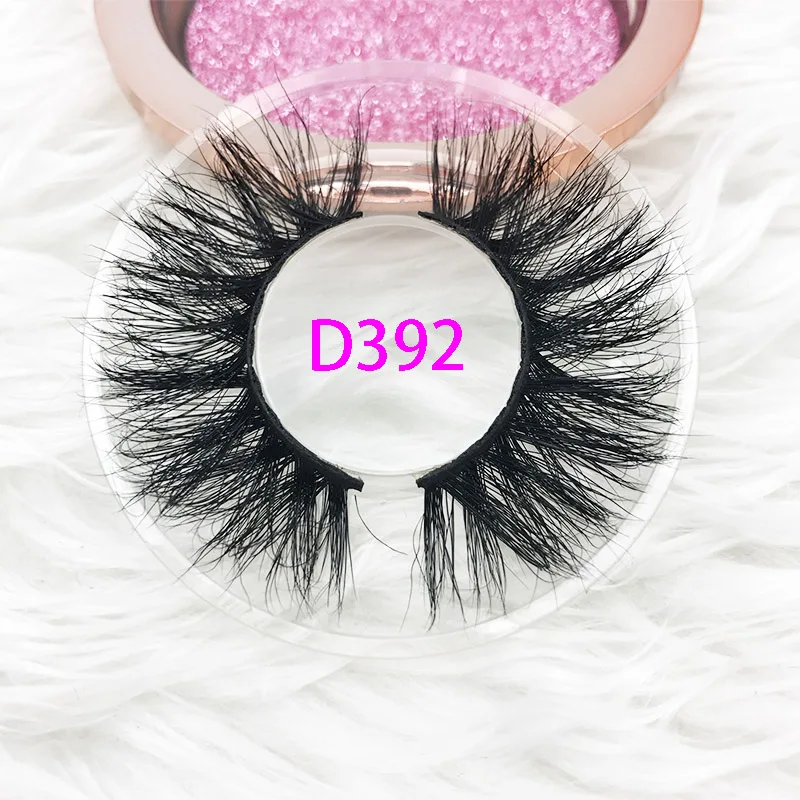 Mikiwi Full Long D392 Big dramatic Volume eyelashes strip individual false eyelashes 3D real mink lashes long lasting mink lash