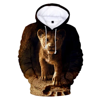 

New Fashion The Lion King 3D Hoodies Men women Harajuku Hip Hop Autumn white Print The Lion King 3D Men's Hoodies Sweatshirts