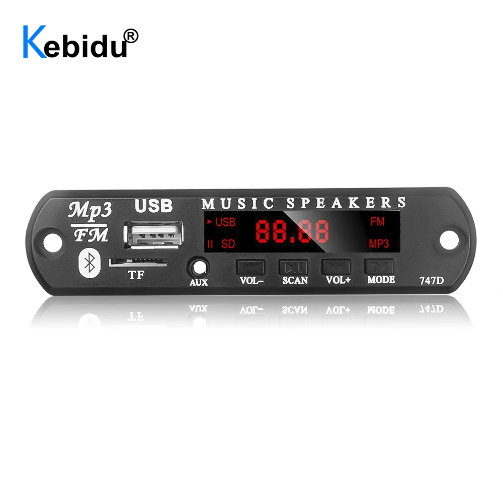 Bluetooth 5 0 6 Вт усилитель MP3 плеер декодер плата автомобильный FM радио модуль