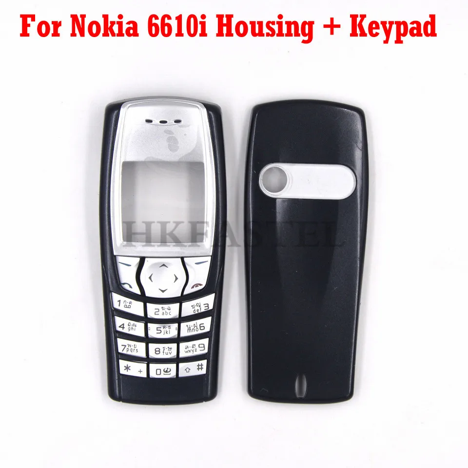 6610i Для Nokia 6610 6610i мобильный телефон передний корпус с задней крышкой батареи+ арабская клавиатура - Цвет: 6610i
