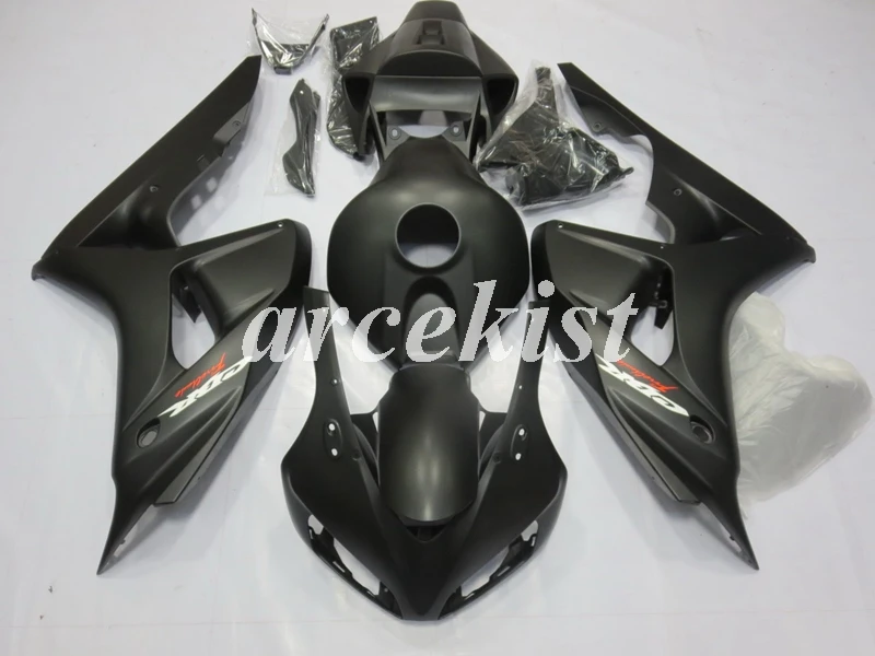 

Top Injection Mold New ABS Motorcycle Full Fairings kit Fit for CBR1000RR 06 07 CBR1000RR CBR1000 2006 2007 body set black matte