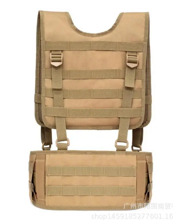 Открытый Спортивный Тактический комбинированный ремень molle пояс защита талии армейский вентилятор многофункциональный ремень жилет костюм