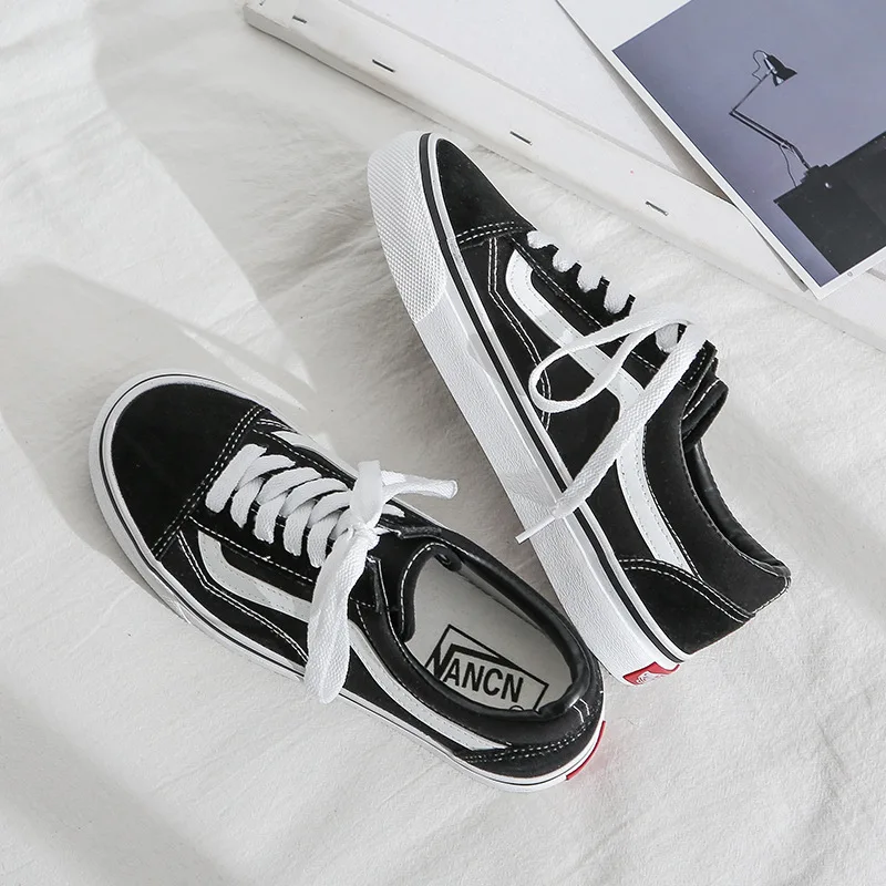 

Fek 2019 Autumn New Style Low Top Canvas Shoes Women's Korean-style Ulzzang Students Casual Versatile Skateboard Shoes