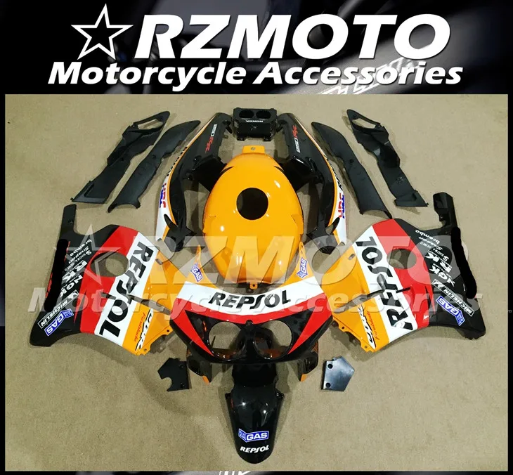 ABS мотоцикл обтекатель комплект для HONDA CBR250RR MC22 1990-1999 год кузов литья под давлением Магазин № 1248