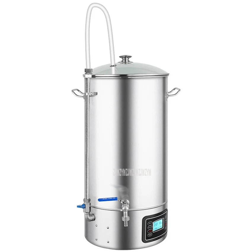 

30L 304 Stainless Steel Beer Brewing Machine Automatic Saccharification Cooling Beer Making Equipment Household/Commercial