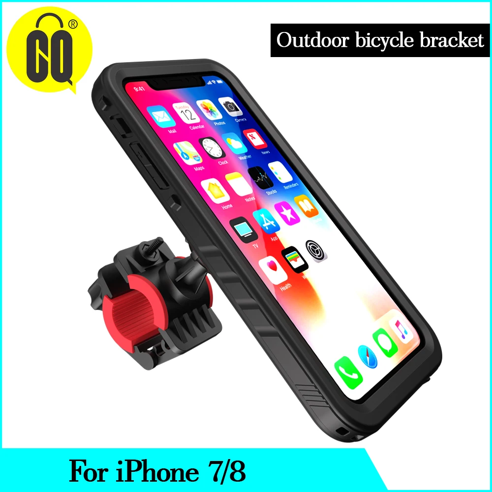 Для iPhone 7/8 противоударный чехол сумка 360 RotateBike держатель для телефона мотоцикл, руль с держателем для GPS колыбели велосипедный телефон подставка крепление