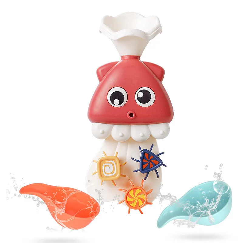 DIY Kids Bath Toys Wall Suction Cup Marble Race Run Track Bathroom Bathtub Baby Play Water Games Toy Kit for Children 15