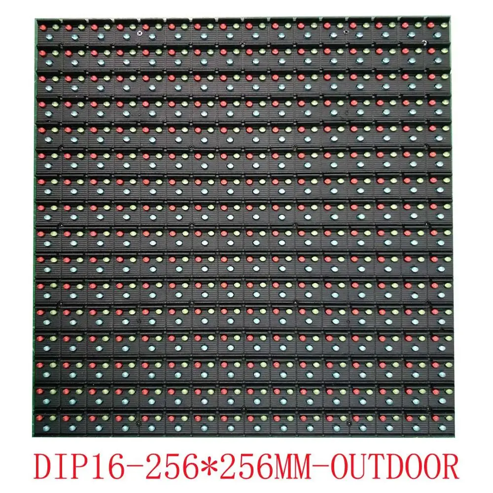 Наружная полноцветная светодиодная панель DIP p16 256*128 мм светодиодный экран модуль