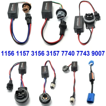 

dropshipping LED Decoder Light Bulb Warning Canbus Error Free Load Resistor Socket For BMW For Benz DC12V OE88
