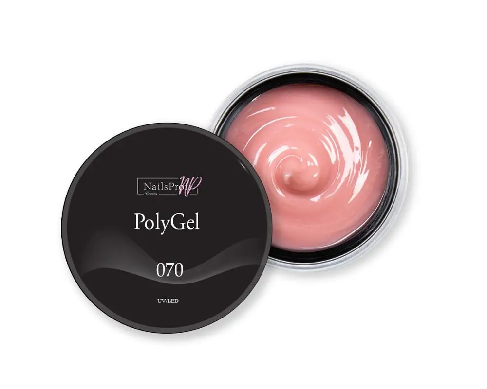 Гель-лак для ногтей NailsProfi PolyGel 070 - 15 гр маникюра высокое качество | Красота и