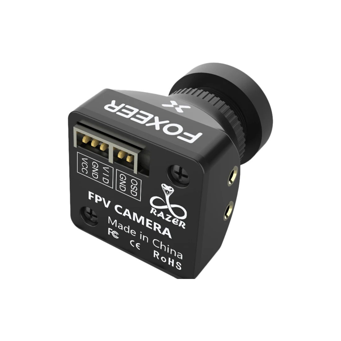 Foxeer razer Mini HD 5MP 2,1 мм M12 1200TVL PAL NTSC 4'3 16'9 FPV камера с OSD 4,5-25 V естественное изображение для RC FPV гоночный Дрон