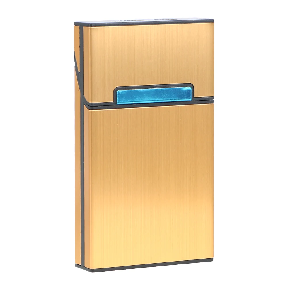 Elegant Aluminum Tobacco Storage Case - Stylish Pocket Container & Gift Box