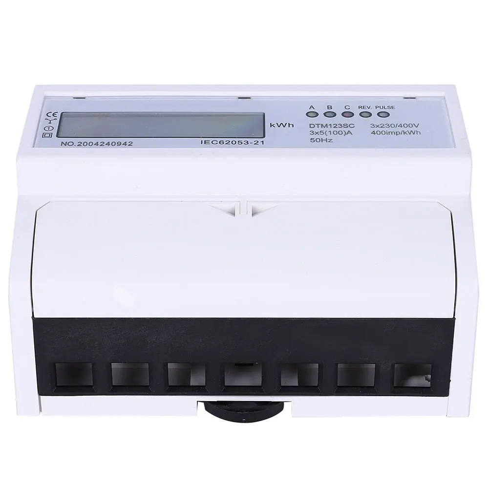 Измеритель мощности DTM125SC Din-рейка 3 20-80A фазовый ЖК-дисплей цифровой дисплей