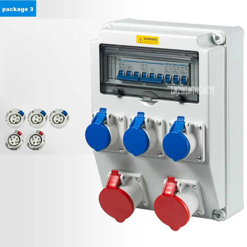 Plastic Distribution Box Industry Distributor Box Wall Hanging Combined Socket Box Construction Plant Maintenance Box Switch Box - Тип: package 3