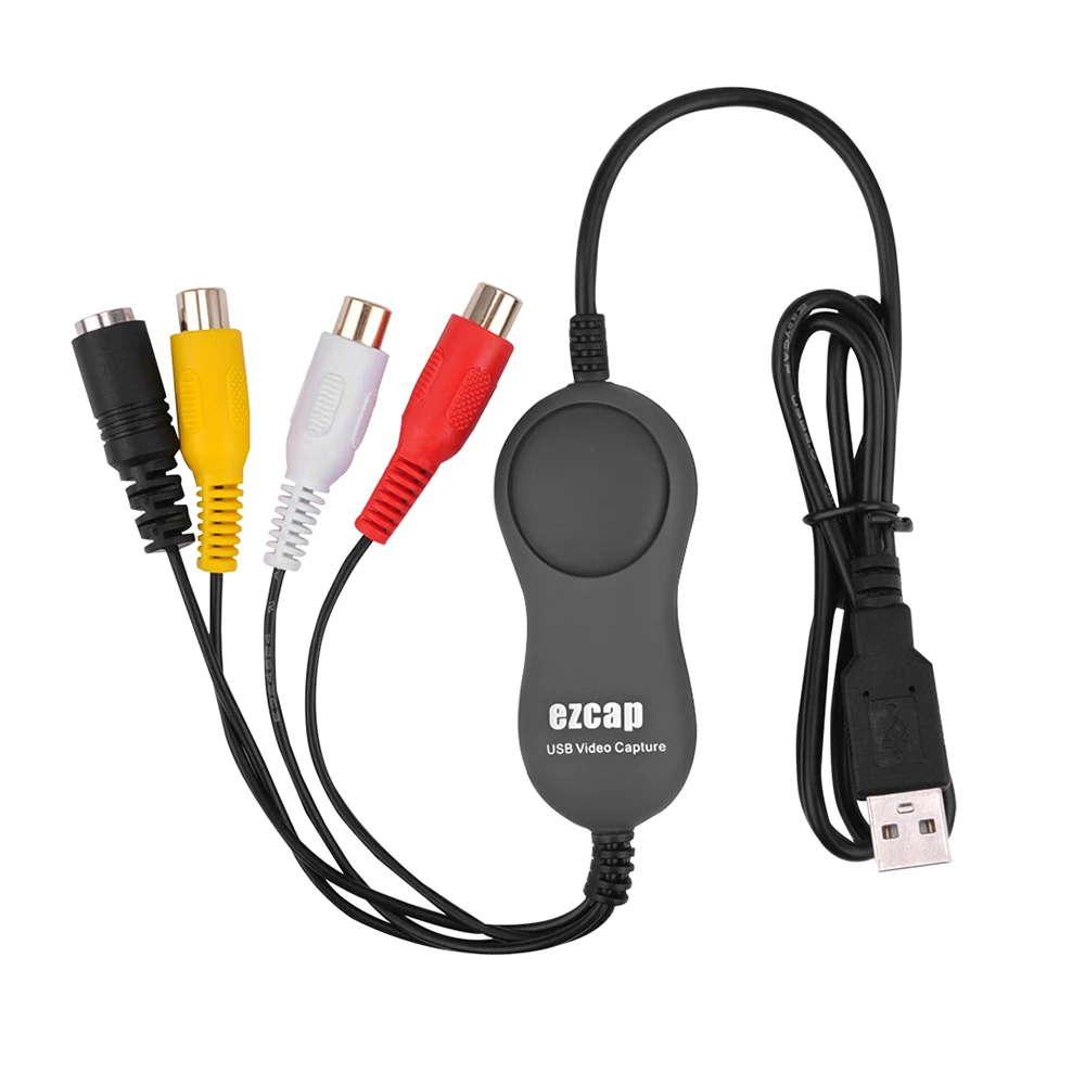 2020 USB 2 0 карта аудио и видеозахвата адаптер DVD DVR VHS для Win7/8/10 OS все версии|DVR-карты| |