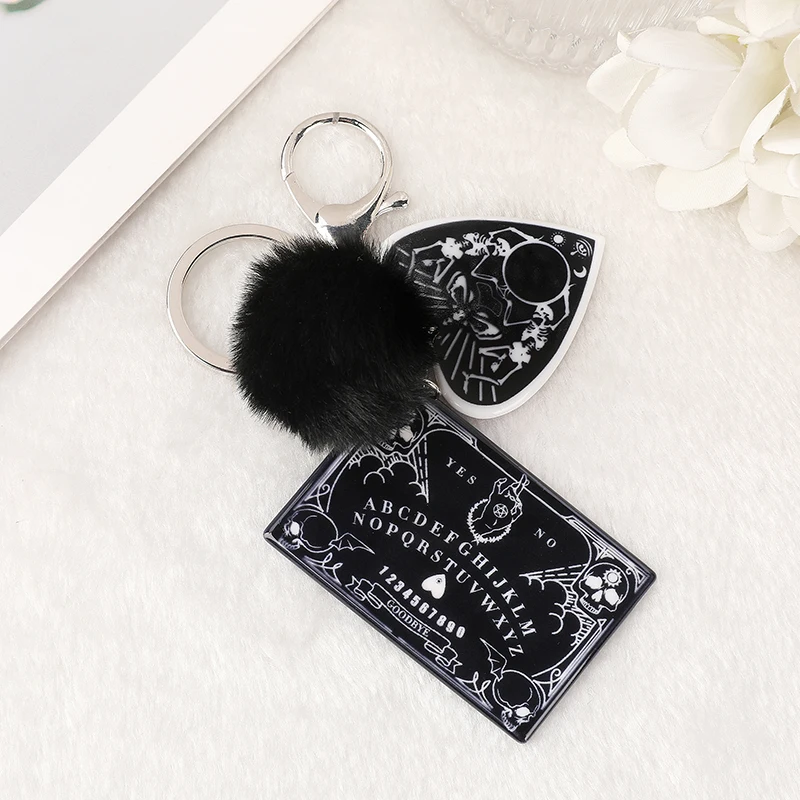 Women Ouija Planchette Keychain 1Pc Acrylic Pompom Car Mirror Keyring Punk Board Crafts Handbag Jewelry Charms stitch keychains anime keychain mobile phone keychain balloon dog keychains rabbit fur keychain phone keychain key rings mario keychain game keychain retractable keychain key chains mini sword keychain metal keychain guitar key chain music box keychain halloween keychain tape recorder keychain finger stickman keychain cat keychain cherry keychain otter keychain crystal keychain beer mug keychain braid rope keychain beer bottle opener keychain bowknot keychain toy gun keychain omamori keychain motorcycle helmet keychain virtual pet keychain key chain accessories food keychain car pendant key chain taekwondo suit keychain capybara keychains volleyball keychain