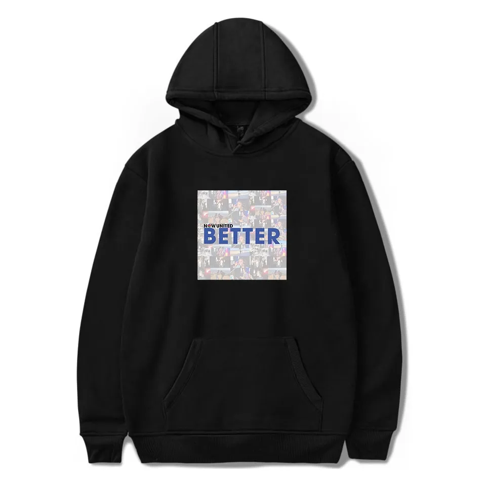 Модная толстовка с надписью &quotBetter альбомы&quot свитшоты для мужчин и женщин Now United