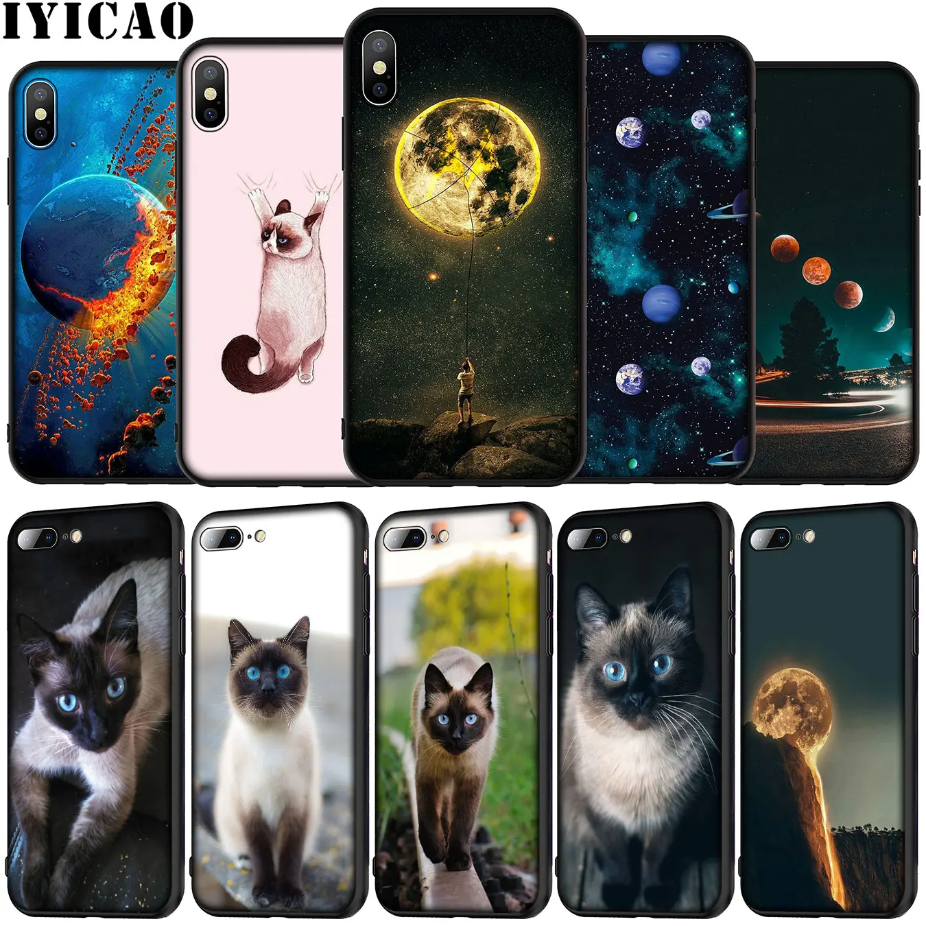 Мягкий силиконовый чехол для iPhone XR X XS 11 Pro Max 5 5S SE 6 6S 7 8 Plus | Мобильные телефоны и