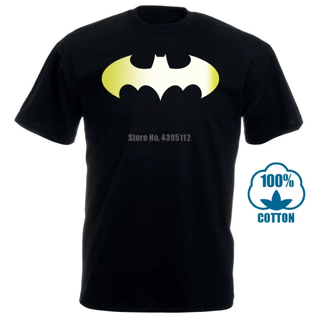 dutje Dertig Bederven Batman Gold Logo Offizielles Herren T Shirt - AliExpress