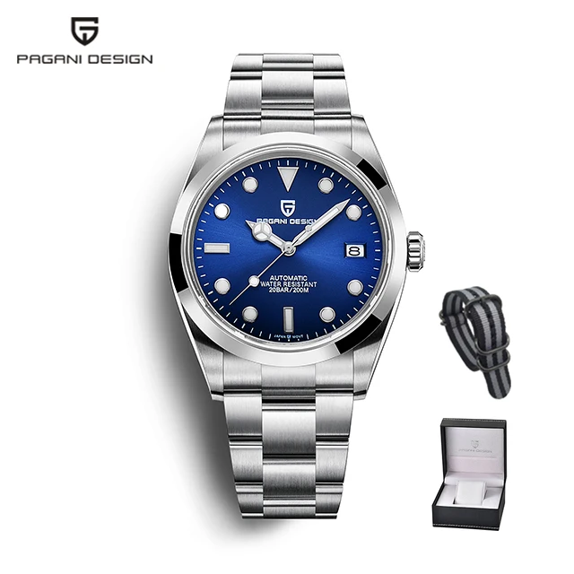PAGANI DESIGN 2021 New Men's Automatic Mechanical Wristwatch Business Diving Men's Watch Luxury Sapphire 200M Waterproof Watches 