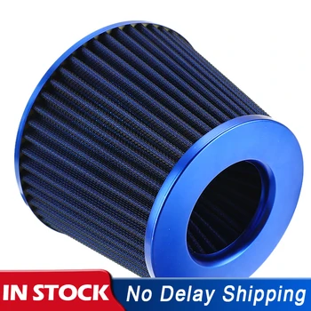 

New Car Air Filter Performance High Flow Cold Intake Filters Induction Kit Sport Power Mesh Cone 55MM to 76MM Auto Accessories