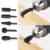 Hot 5pcs Hss Rotary Files Burr Drill Rotary Rasp Burr Electric Grinder Set 6mm 1/4" Metal Plastic Wood Drill Grinder Drill Rasp