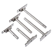 2Pcs DIY Invisible Floating Shelf Brackets Adjustable Blind Shelf Floating Support Brackets Concealed Mount for Home Wall
