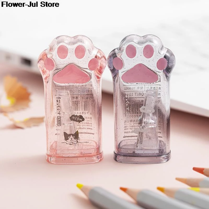 かわいい猫足鉛筆削りかわいい学用品学生賞キッズギフトホット販売 鉛筆削り Aliexpress