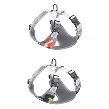 

Dog Mesh Harness Pet Cat Harness Leash Set Walk Collar Outdoor Strap Puppy Vest Pet Reflective Strap