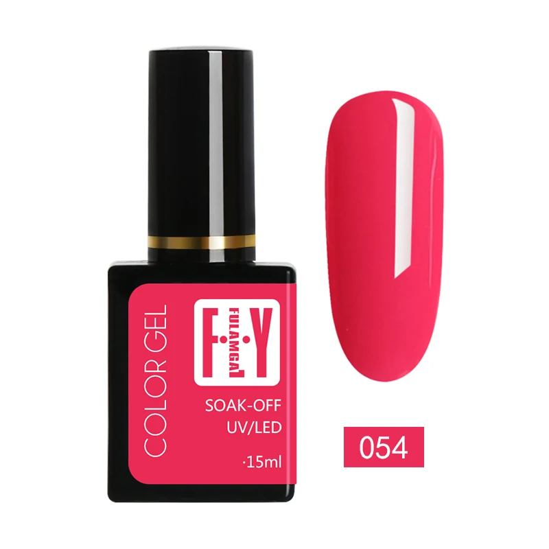 1 шт. набор гелевых лаков! полупостоянная гель uv Vernis светодиодный Гель-лак био-Гели Soak Off Nail Art Лаки Гибридный Гель-лак для ногтей гель лак для ногтей - Цвет: 054