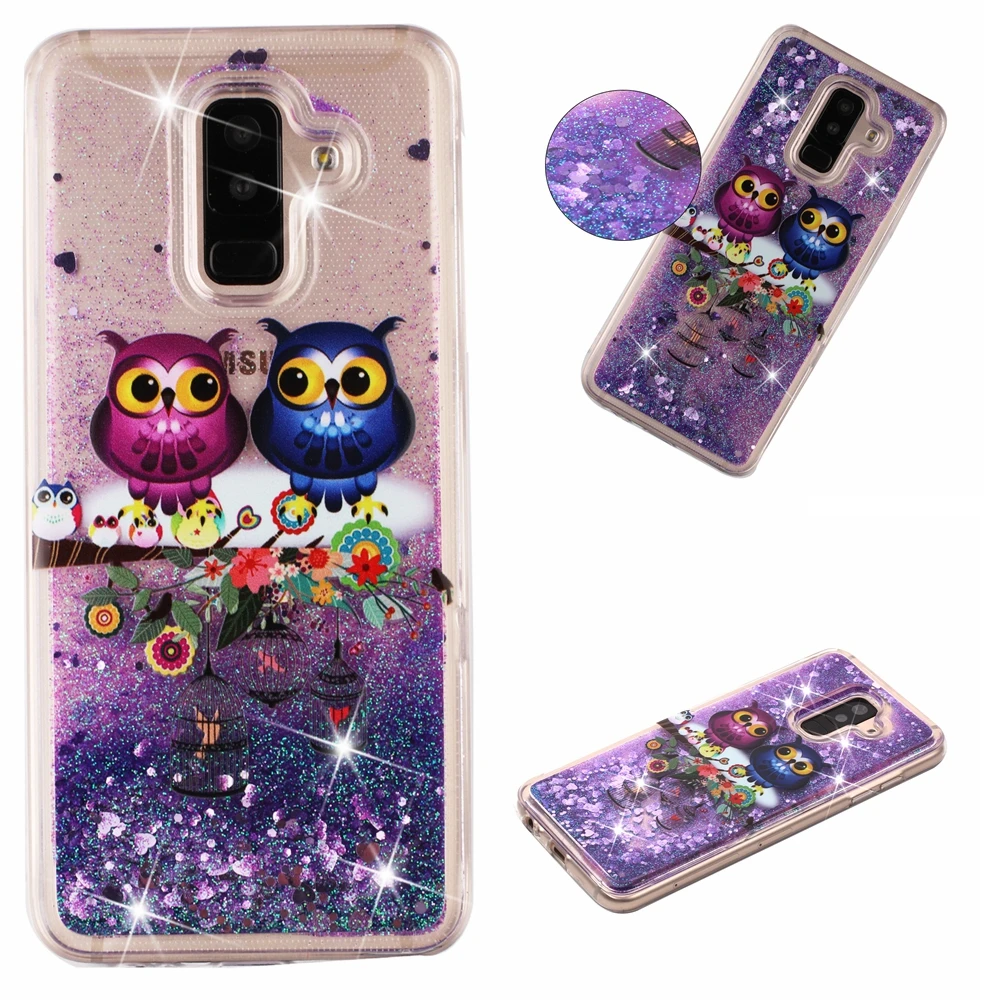 Чехол для Samsung Galaxy A6 Plus J8 2018 Jean + задняя крышка A605 J810 чехол с мультипликационным