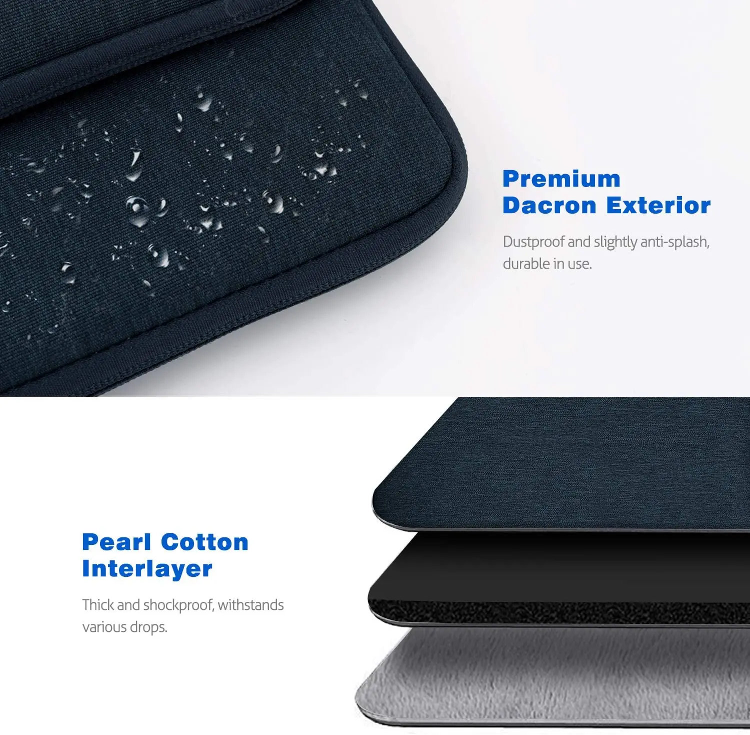 Bolsa para Laptop Capa para Macbook Air Pro m1 13 Ipad Pro 12.9 20232023 124 Galaxy Tab s8 Além Disso s7 fe s7 Mais Superfície Pro - Imagem 4