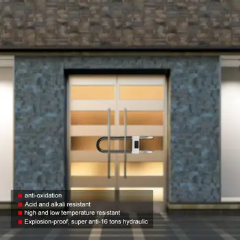 

Intelligent -type Fingerprint Lock IP65 Waterproof USB Portable Anti-theft Lock for Glass Door Home Warehouse