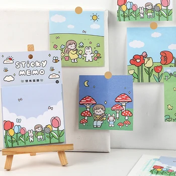 

12PCS/LOT starry night series lovely fresh n times sticker message paper memo pad