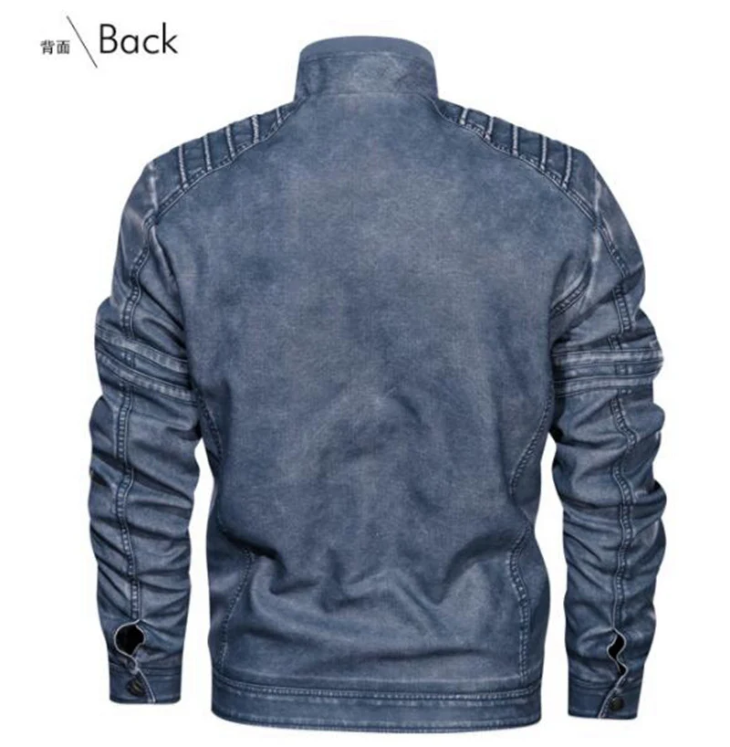 4XL 5XL мужские Куртки из искусственной кожи, Байкерский стиль, винтажные куртки на молнии с карманами, хаки, большие размеры 6XL, осенне-зимняя куртка
