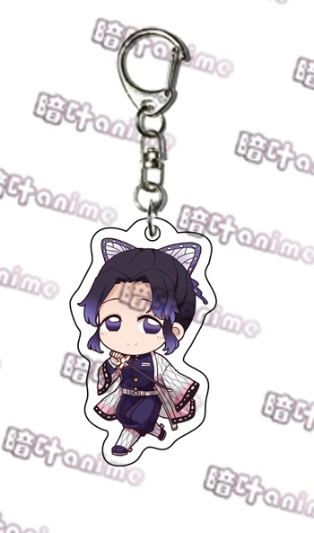 12 Demon Slayer: Kimetsu no Yaiba Kamado Tanjirou Kochou Shinobu Косплей двухсторонний акриловый брелок в виде фигуры брелок-подвеска подарки - Цвет: 12