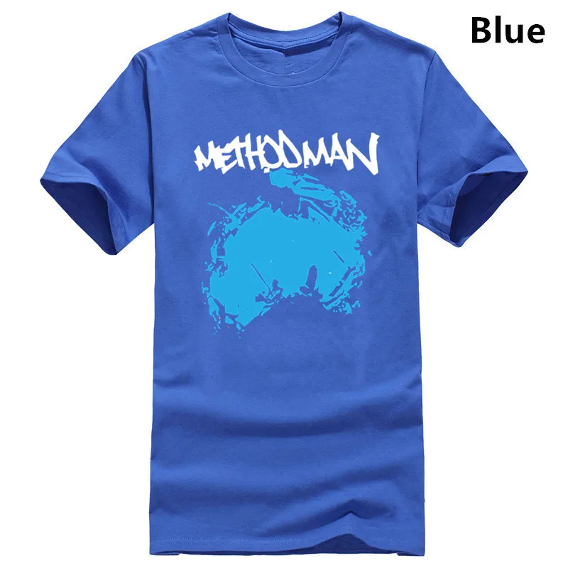 blue Wu Wear Herren Method Man Tee T-Shirt - Цвет: blue