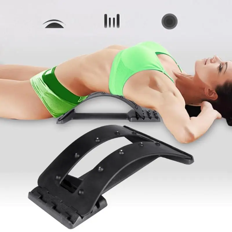Массаж спины оборудование для фитнеса Расслабление позвоночника носилки поясничная поддержка