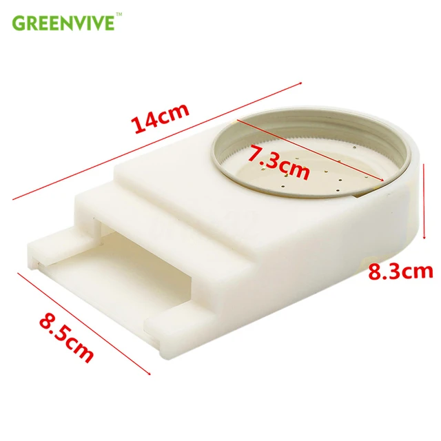 1Dcs Méh Ivó Méhkas Bejárat Vízelejtező Méhész Eszközök Belépési Etető Sapka Adagoló Felszerelés Vízital Etetés - Image 5