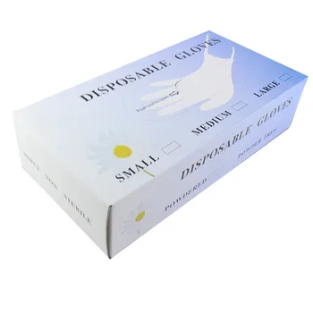 

100PC Rubber Disposable Gloves Hairdressers Food Salon Beauty Safe Quality One-off Plastic Cleaning Kitchen BBQ