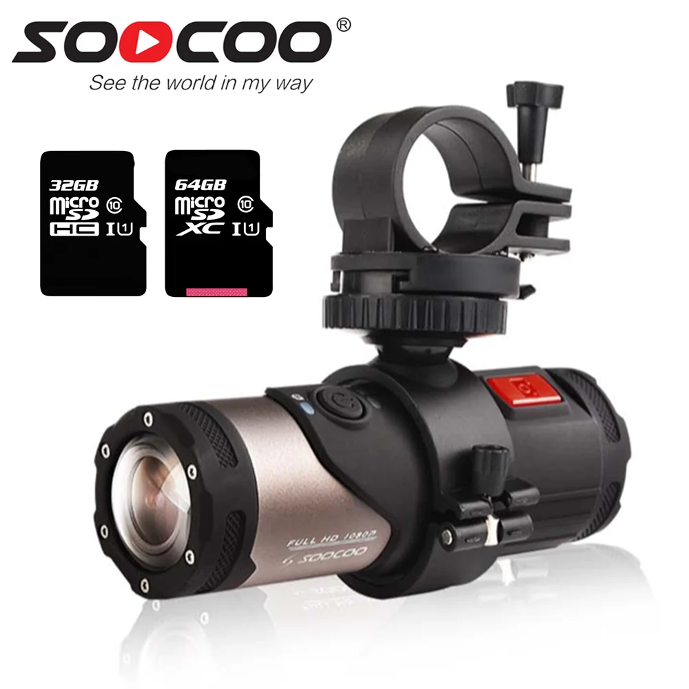 Экшн-камера SOOCOO S20w водонепроницаемая подводная спортивная черная камера