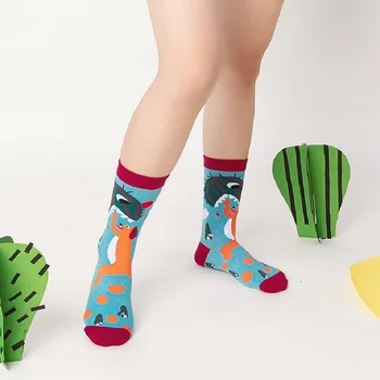 

Harajuku Funny Socks High Quality Cotton Adult Women And Men's Socks Geometric Patternsh Short Ankle Socks