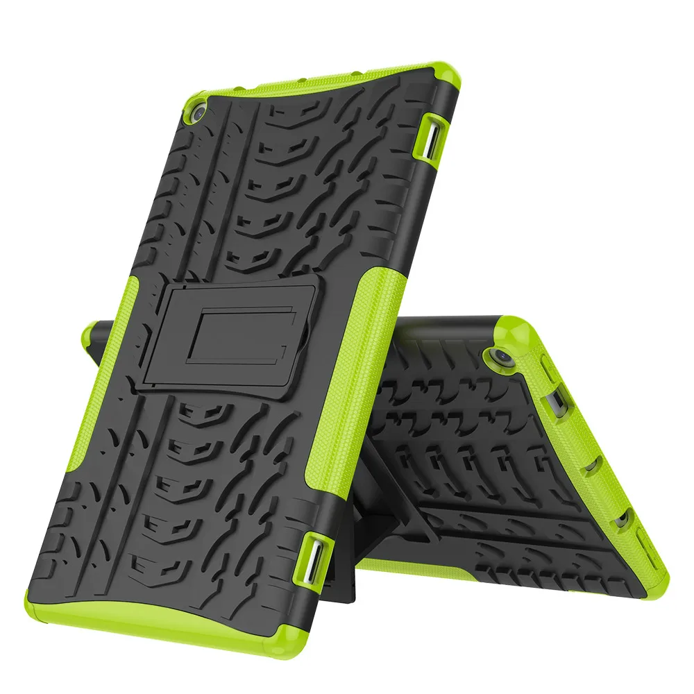 Чехол-подставка для Amazon Kindle Fire HD 10 гибридный прочный жесткий резиновый ПК чехол-подставка защитный кронштейн ударопрочный корпус