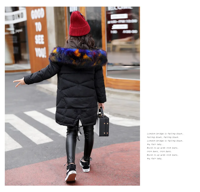 05女童彩色毛领羽绒服_14